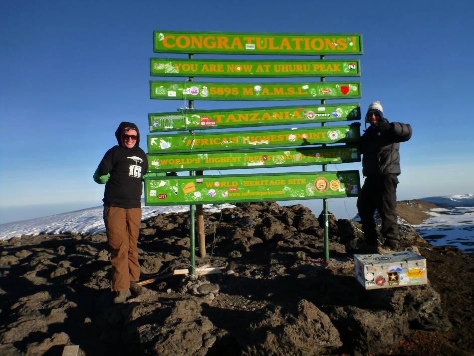On top of Kilimanjaro